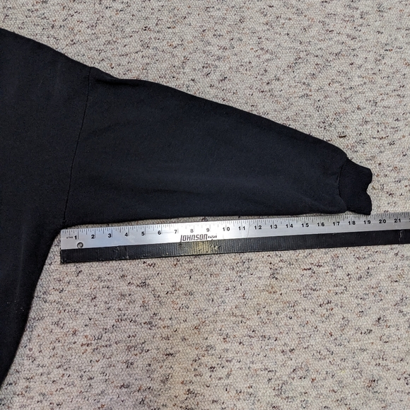 Forever Wild Vintage Crewneck Sweater black adult large wilderness deer 90's - Picture 13 of 15